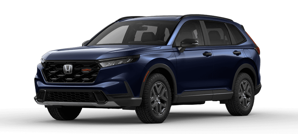 2026 Honda CR-V TrailSport Hybrid in Canyon River Blue Metallic Paint
