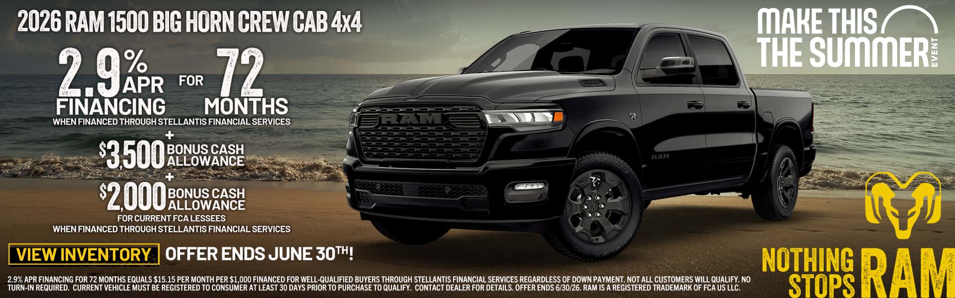 Low APR Ram 1500 Special