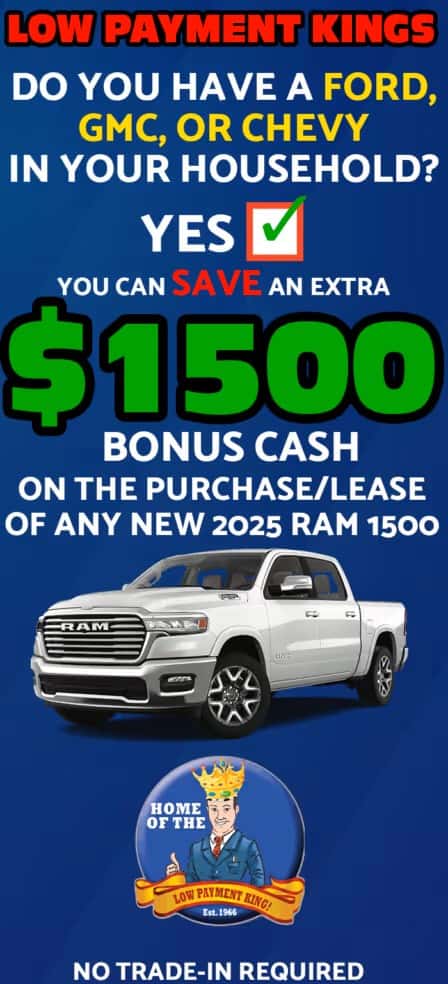 $1500 Bonus Cash