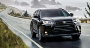 black toyota highlander