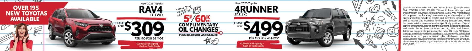Rav4 & 4Runner Offer