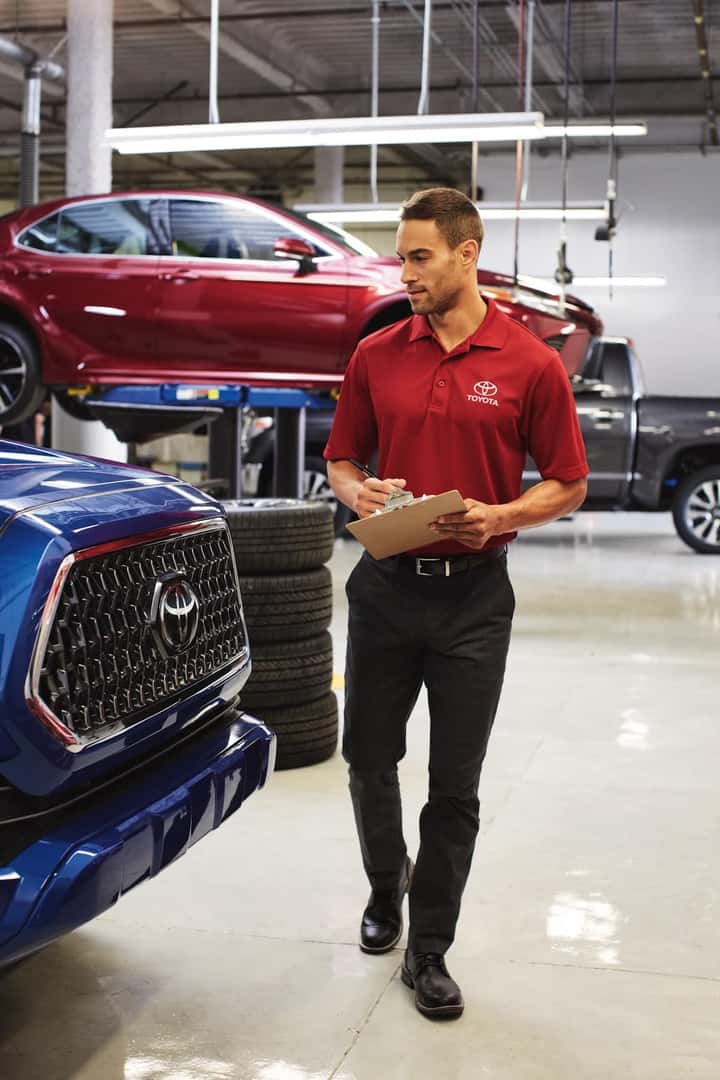 Toyota Technician at work