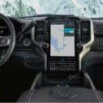 2024 RAM 3500 interior view of the dashboard