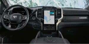 2024 RAM 3500 interior view of the dashboard