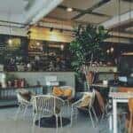 interior of a cafe