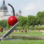Minneapolis Sculpture Garden Walker Art Center from https://walkerart.org/magazine/olga-viso-curating-minneapolis-sculpture-garden