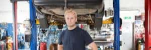 mechanic in shop