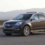 Chevy SUV on mountain road