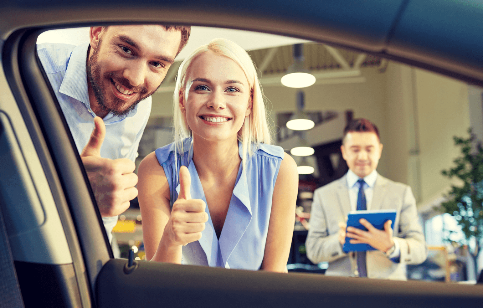 happy customers at christi Hubler chevrolet