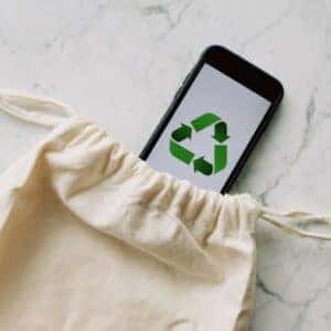 A recycle sign