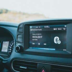 Inside of car