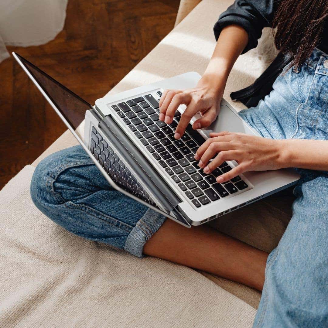 woman scheduling vehicle services online