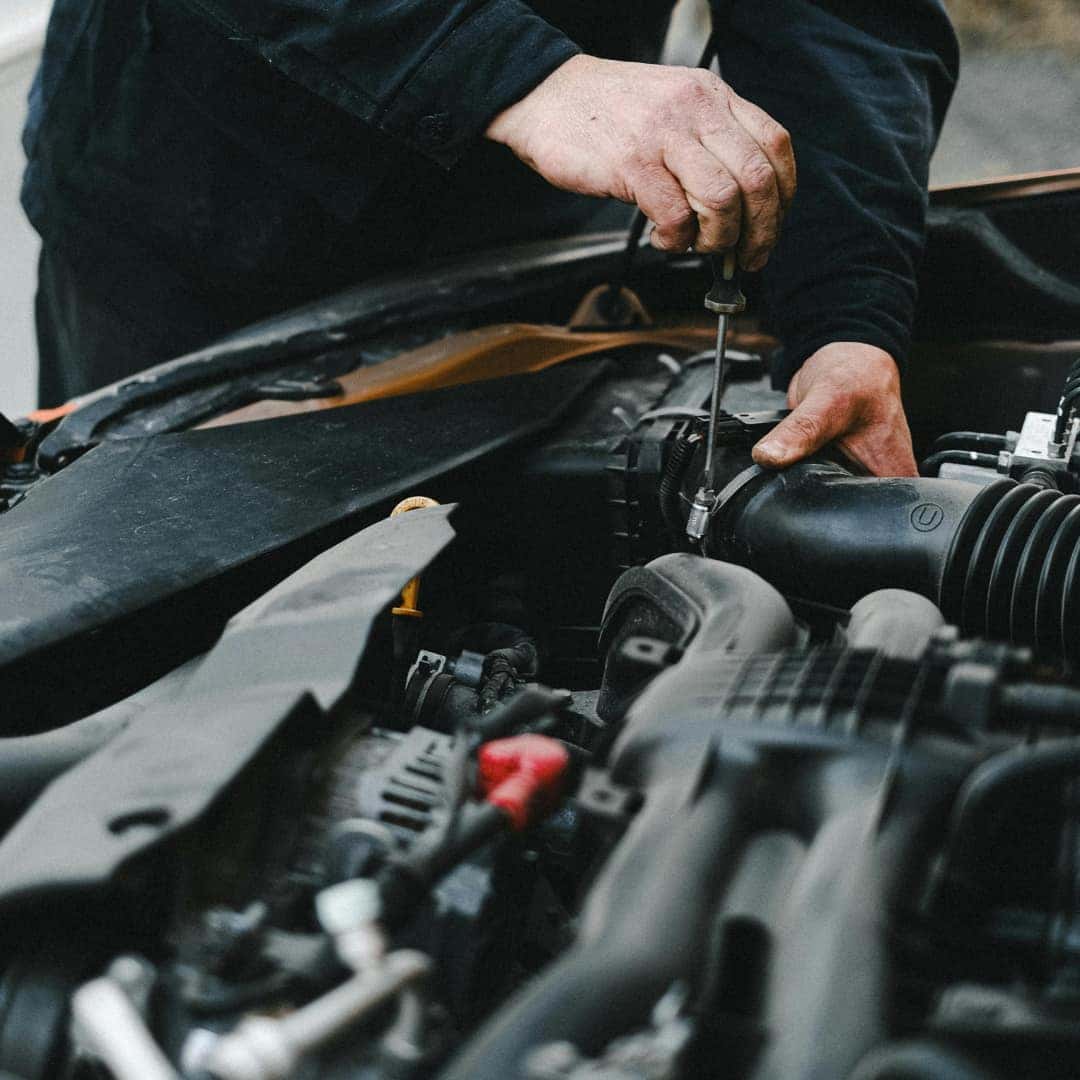Car engine getting services