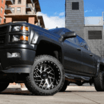 Nice Sleek Black Truck with New Wheels & Tires