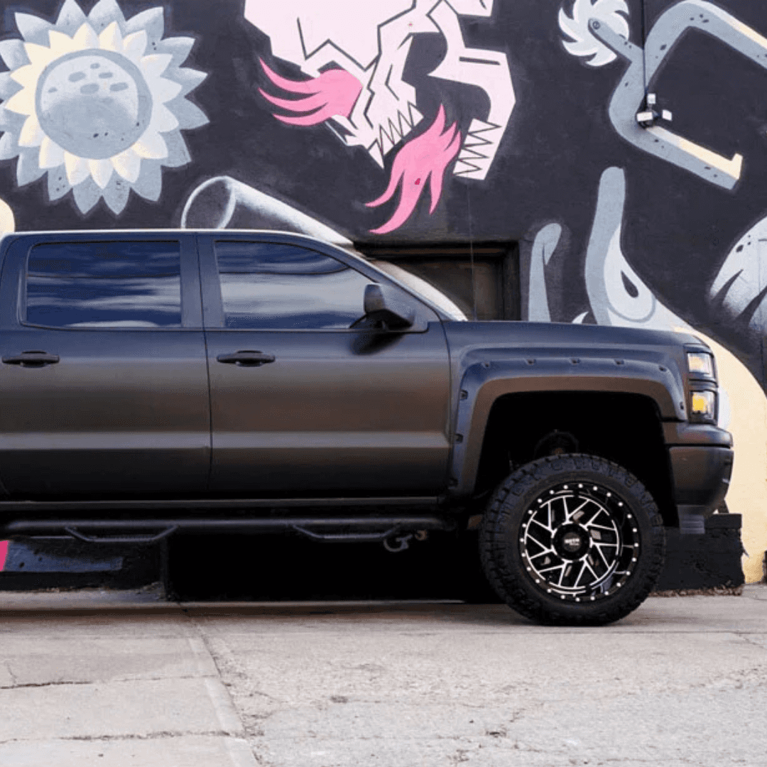 Chevy Truck with Nice Wheels & Tires