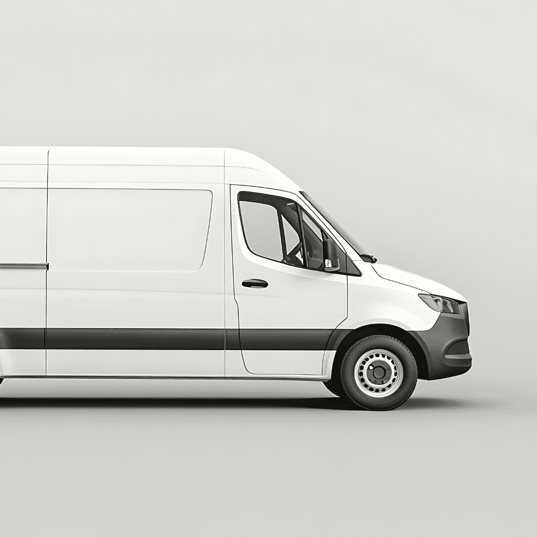 White work van