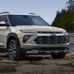 Trailblazer in front of lake