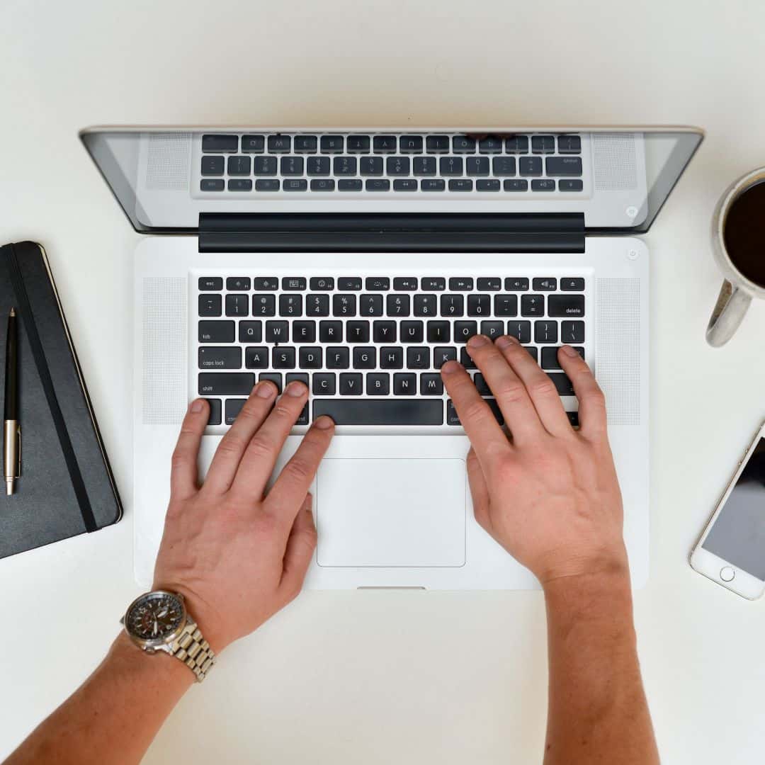 person using a computer
