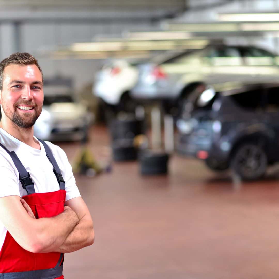 mechanic in a shop