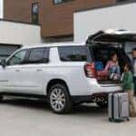 chevy tahoe in the driveway of a home