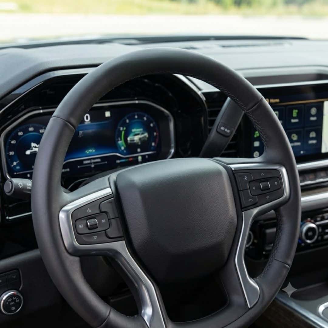 2026 Chevy Silverado 1500 steering wheel