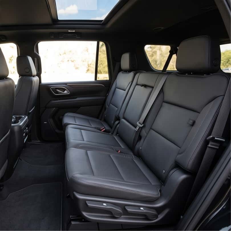 Chevy Tahoe second row seating