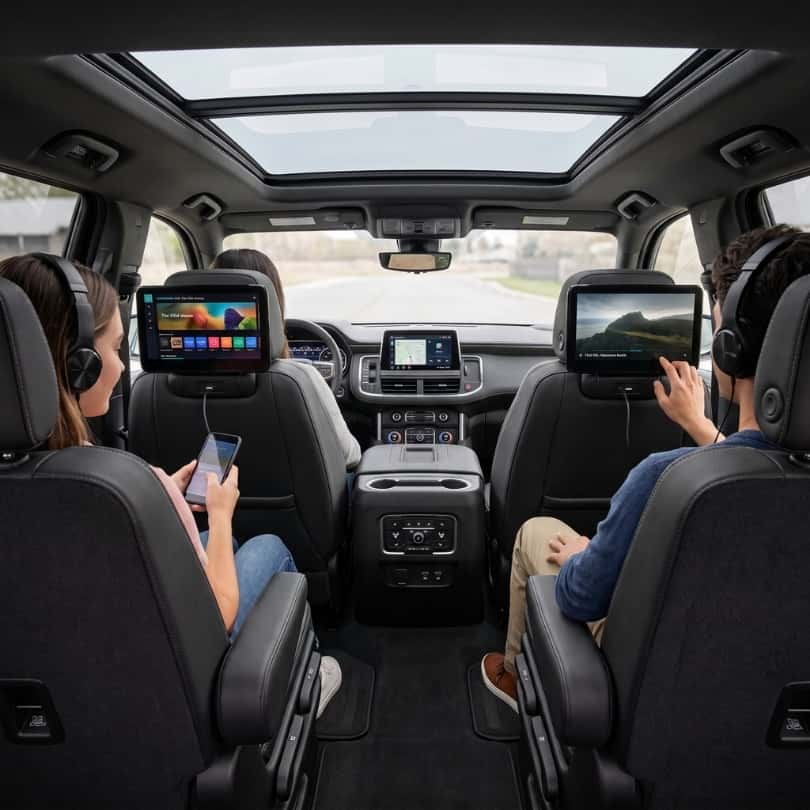 Interior of Chevy Tahoe