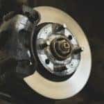 Inner working mechanisms of a car brake.