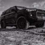 Toyota 4Runner showing off its off-roading capabilities.