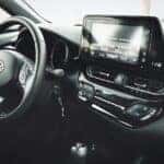 Interior of a Toyota car
