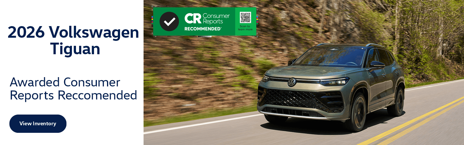 MY26 Tiguan Consumer Reports