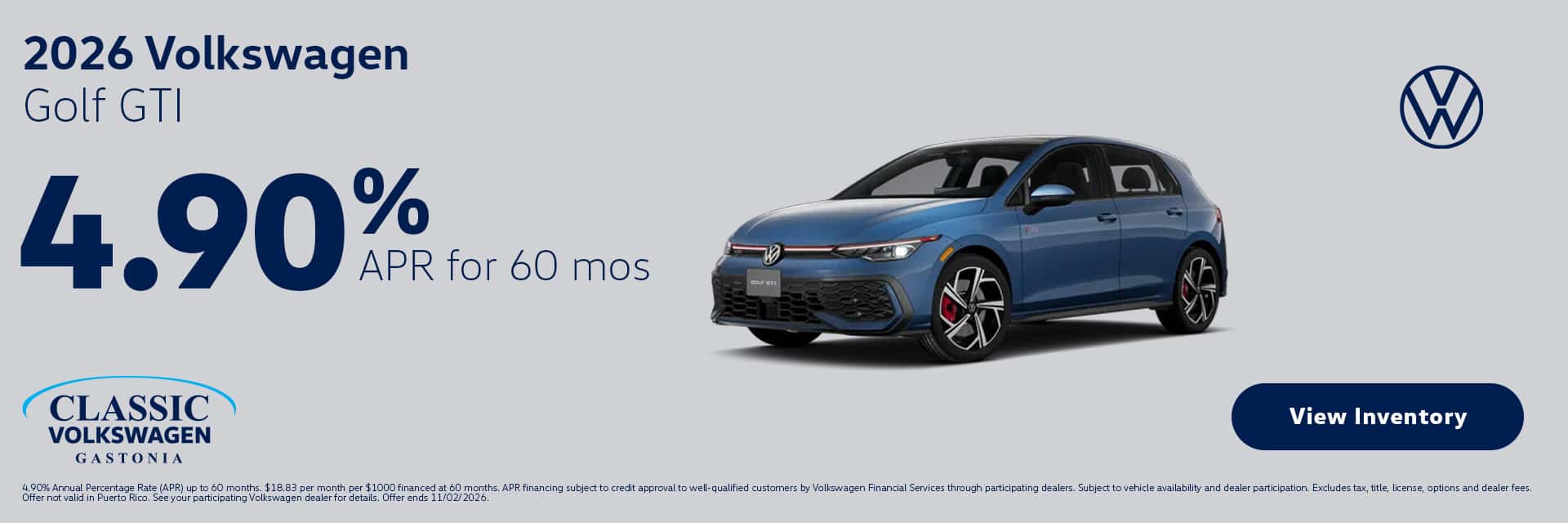 golf gti classic volkswagen gastonia north carolina