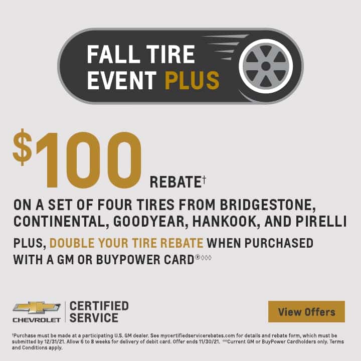 Chevy Fall Tire Event Plus | Coastal Chevy