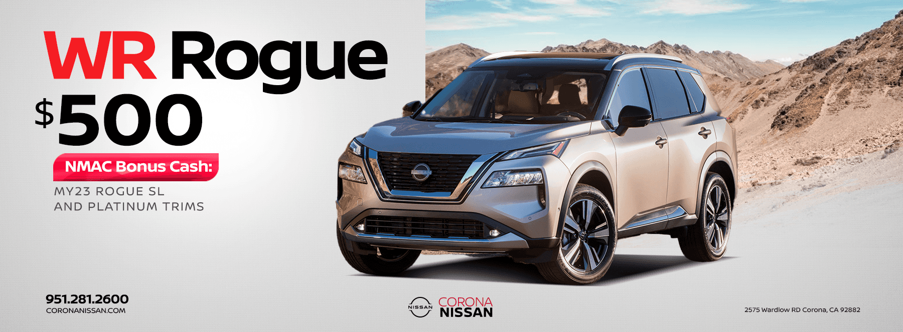 CORONA NISSAN OFFERS JUNE 1