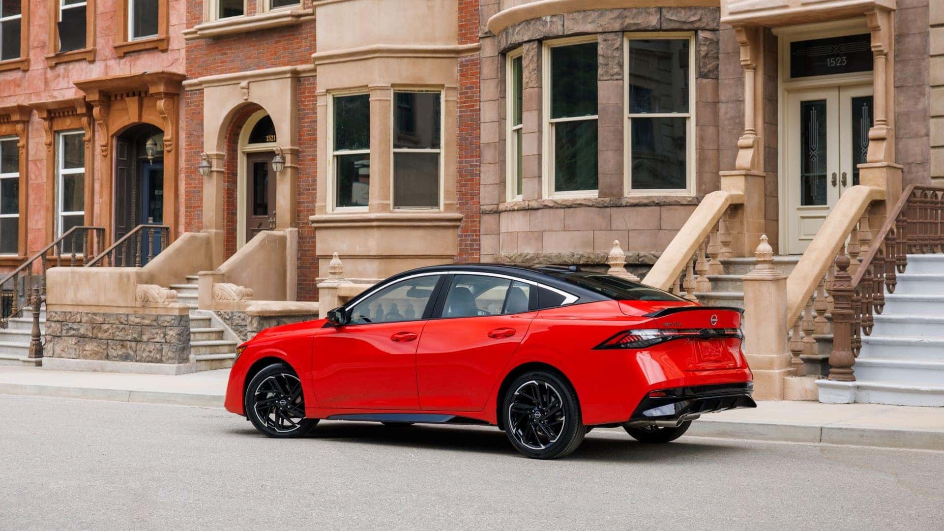 2026 Nissan Sentra parked on a road.