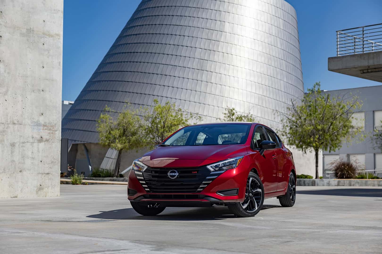 Red 2025 Nissan Versa