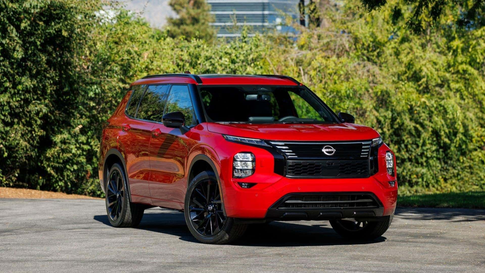 Red 2026 Nissan Rogue PHEV
