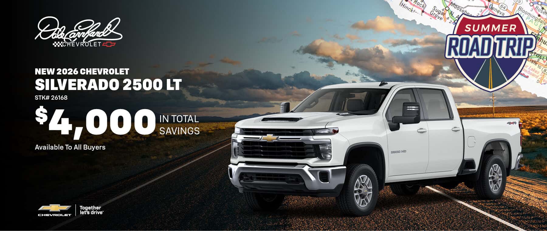 Save on a New 2026 Chevy Silverado 2500 LT in Newton, NC