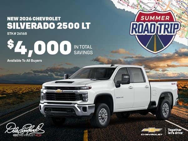 Save on a New 2026 Chevy Silverado 2500 LT!