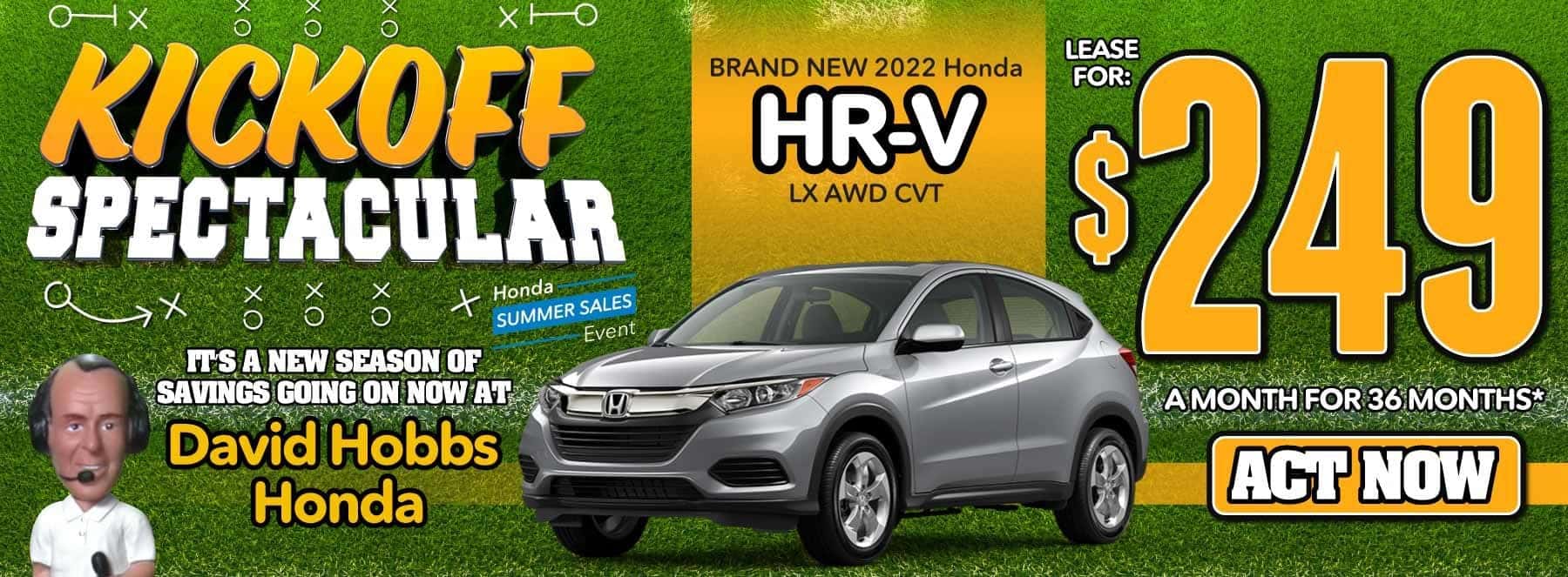 Brand New 2022 Honda HR-V LX AWD CVT - Lease for $249 for 36 Mos. — ACT NOW