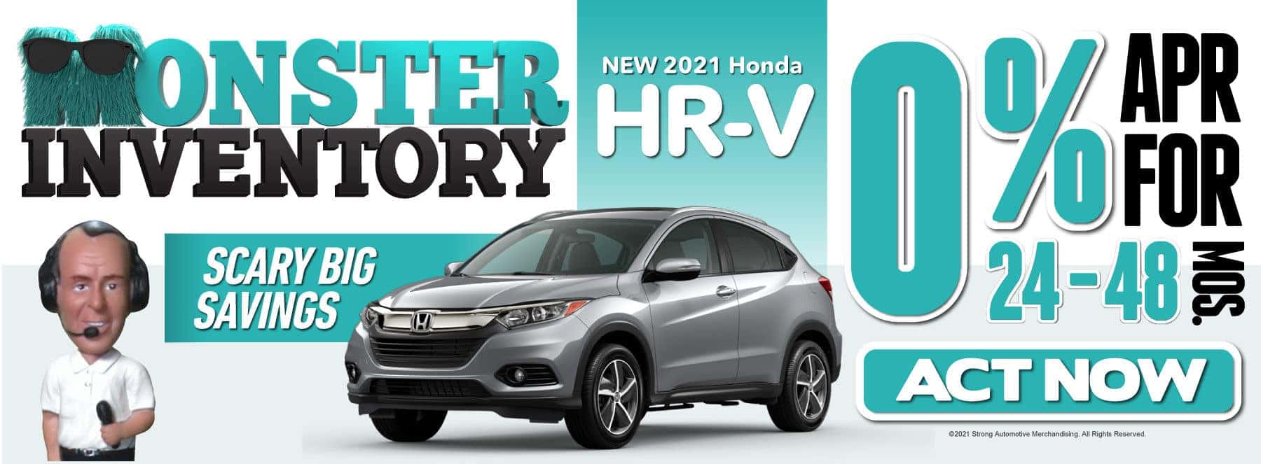 New 2021 Honda HR-V- 0% APR for 24-48 Months — ACT NOW