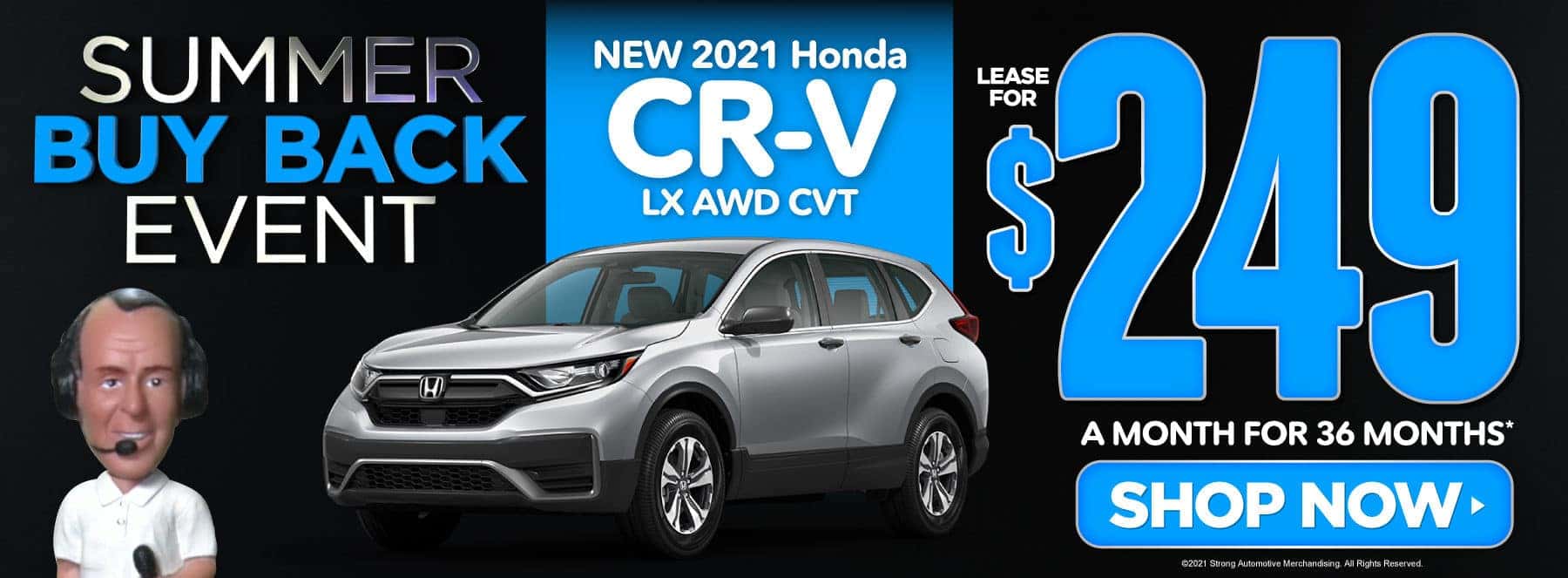New 2021 Honda CR-V - Lease for $249 a month - Shop Now
