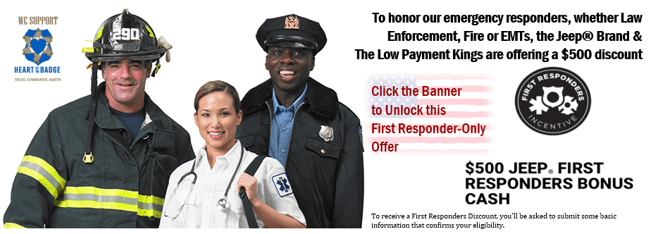 First Responders save an additional $500 with Dodge Chrysler Jeep Ram of Winter Haven
