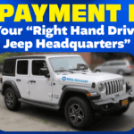 Right hand drive Wrangler with the Low Payment Kings