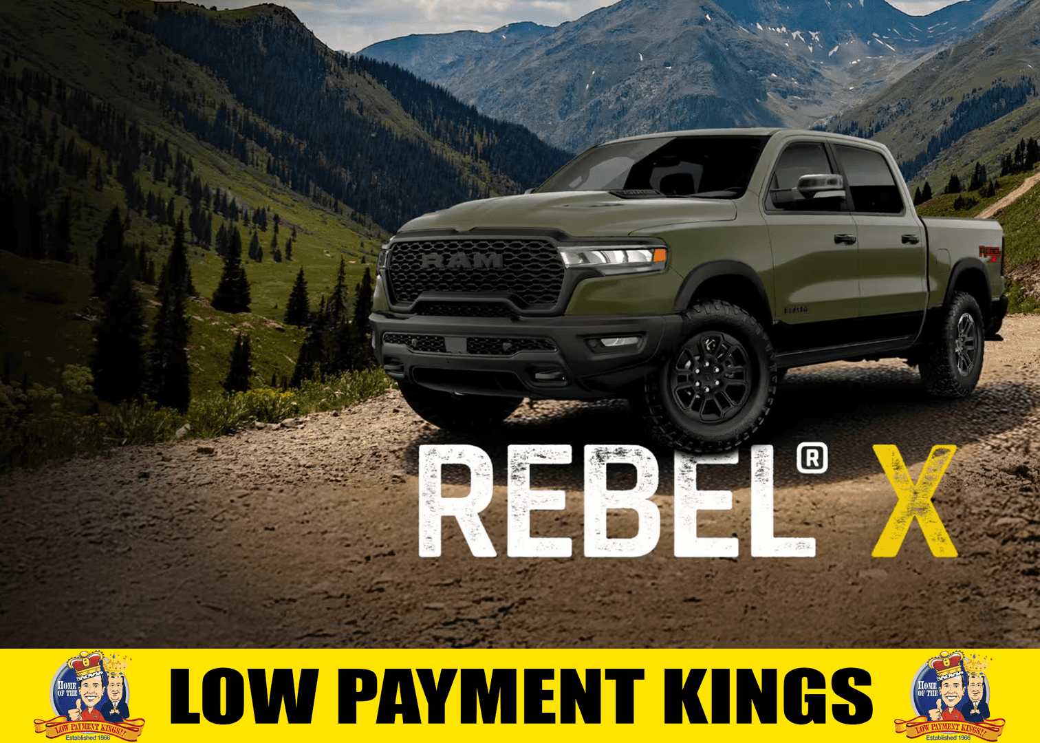 2026 Ram 1500 Rebel X Green