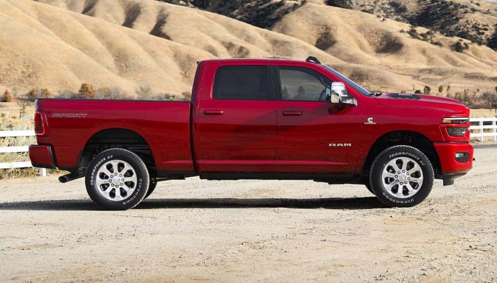 A side view of a 2026 RAM 2500 pickup truck