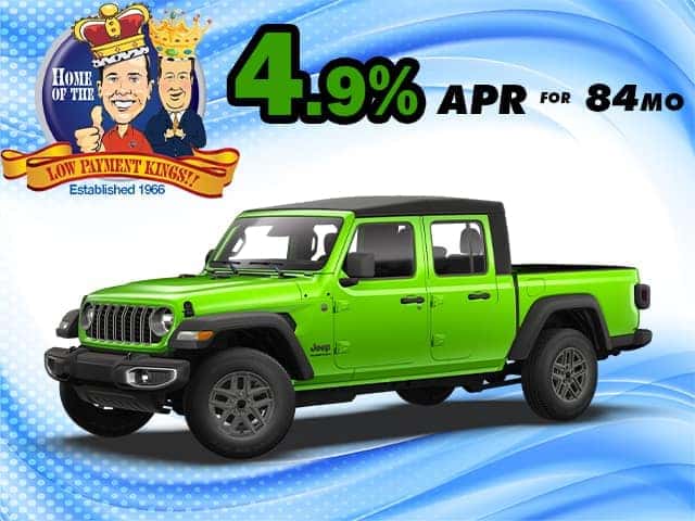 2026 Jeep Gladiator Finance Offer