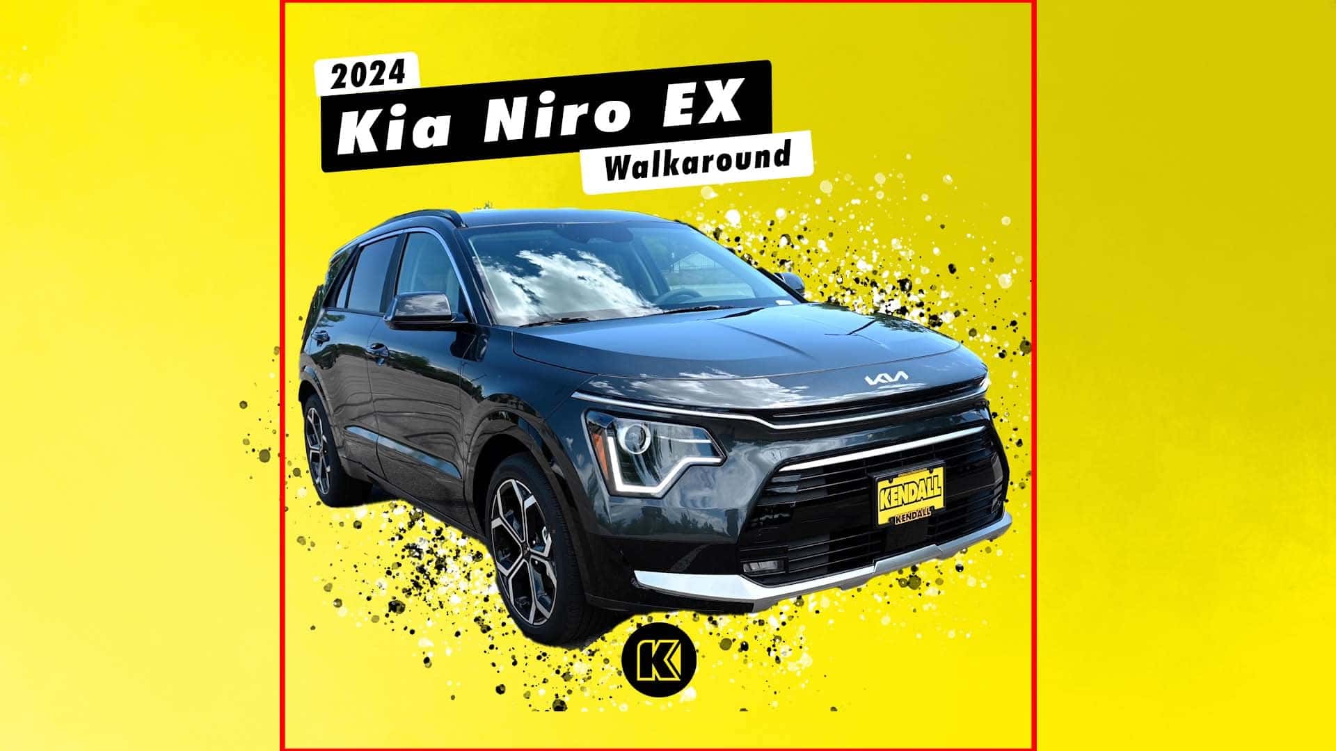 Fuel Efficiency Meets Comfort in a 2024 Kia Niro Hybrid EX: Walkaround ...