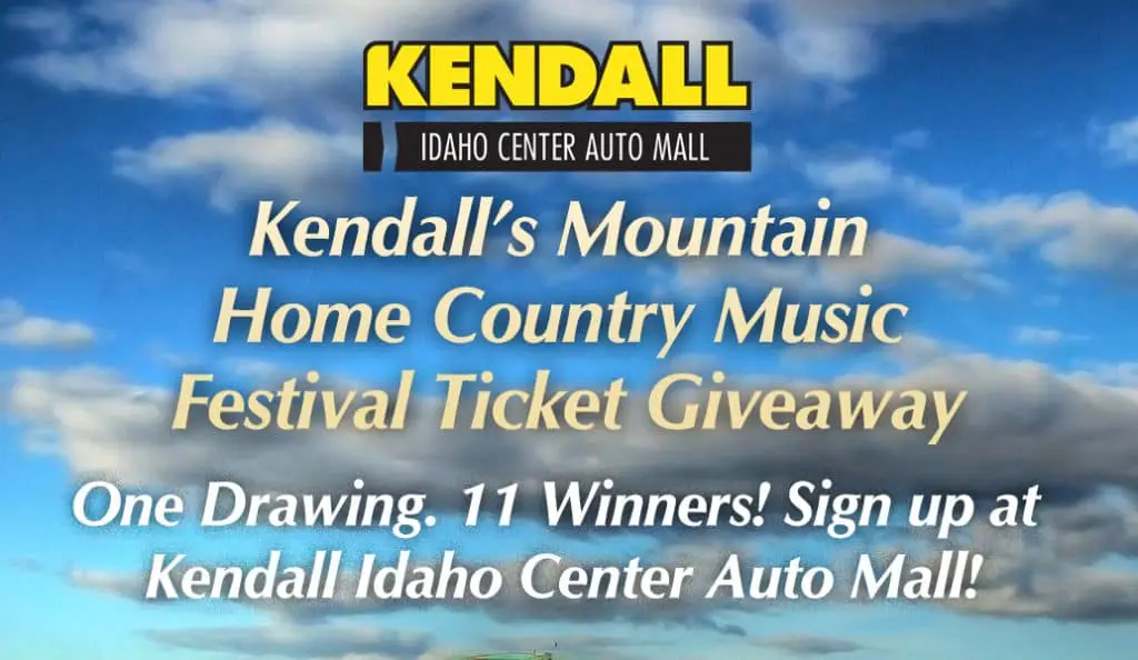 Mountain Home Country Music Festival Free Tickets Kendall Auto Mall