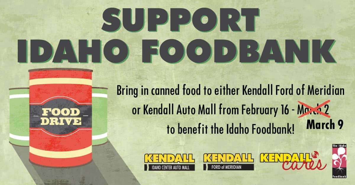 canned food drive extended in nampa idaho kendall at the can food drive flyer